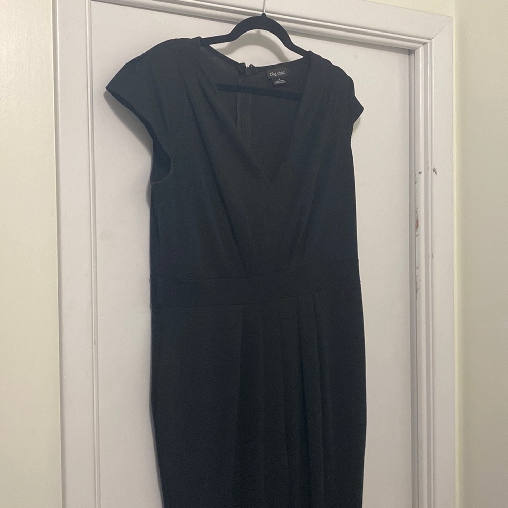 City Chic Jumpsuit with Cap Sleeves